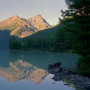 Алтай. Рассвет на Кучерлинском озере