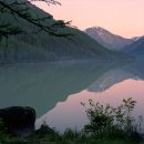 Алтай. Закат на Кучерлинском озере