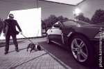 12.07.2007. Николай Фоменко и автомобиль Jaguar XKR. / Журнал "Автопилот".